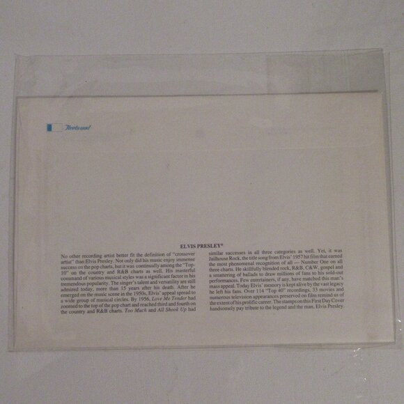 Elvis Presley, 1st Day Stamp Collectible lot, envelopes, postcard, Vintage 93 - Picture 9 of 13